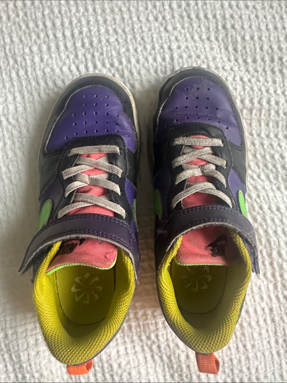 Kids Purple and Pink Athletic Sneakers